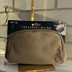 Primo Tan Crossbody Belt Bag
